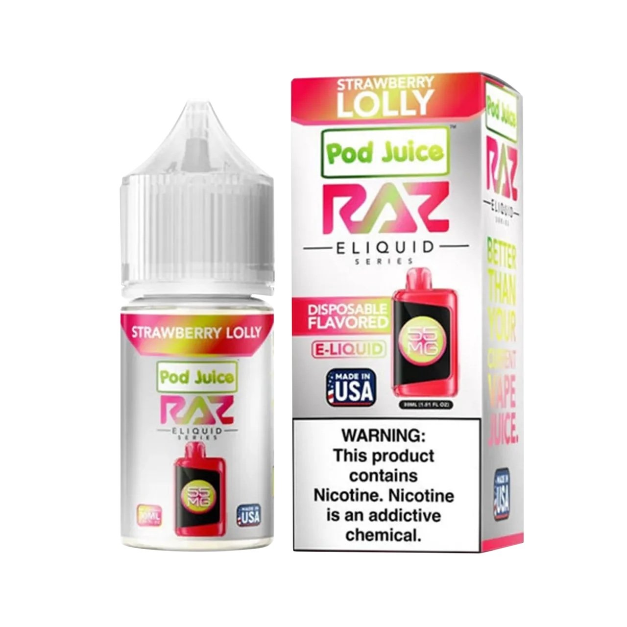 RAZ x Pod Juice 30ml Synthetic Salt Nic -35mg - Image 4