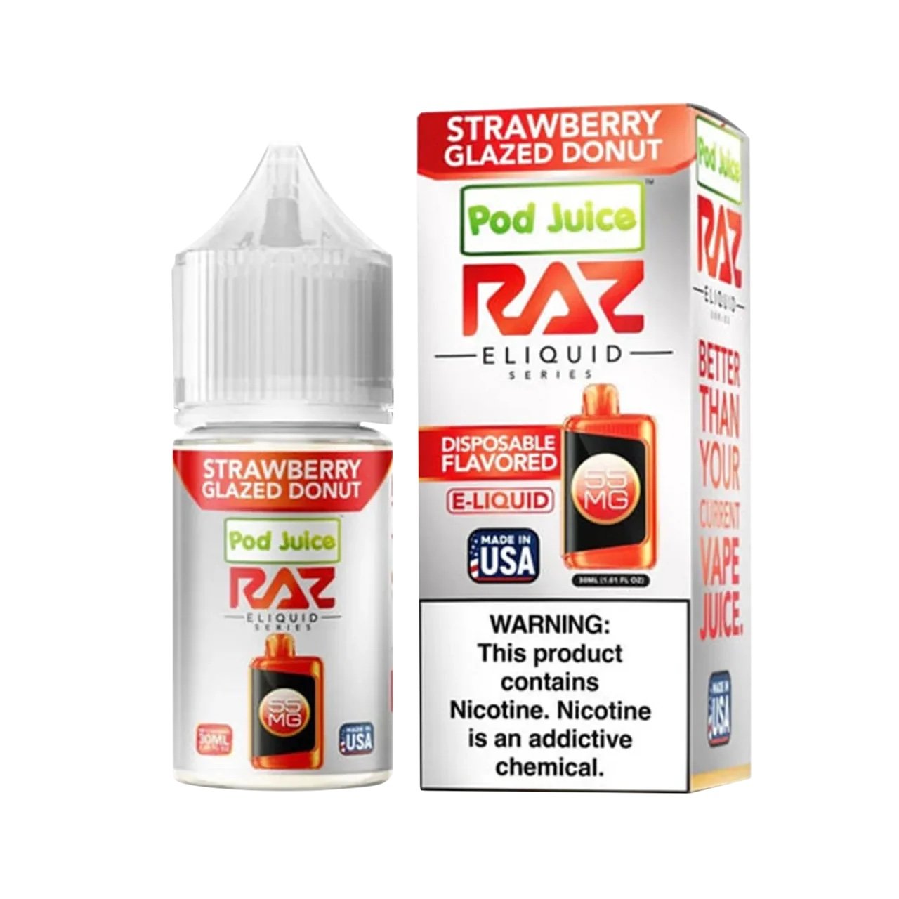 RAZ x Pod Juice 30ml Synthetic Salt Nic -35mg - Image 2