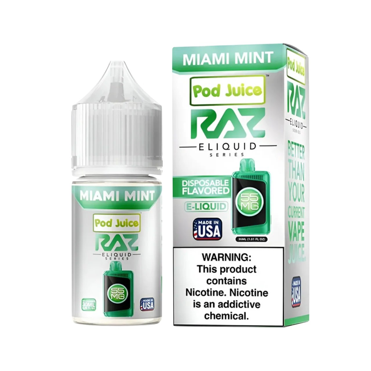 RAZ x Pod Juice 30ml Synthetic Salt Nic -35mg - Image 5